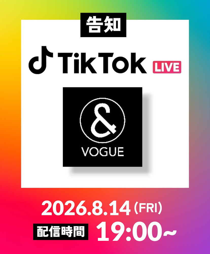 ＆VogueSTORE公式TikTok