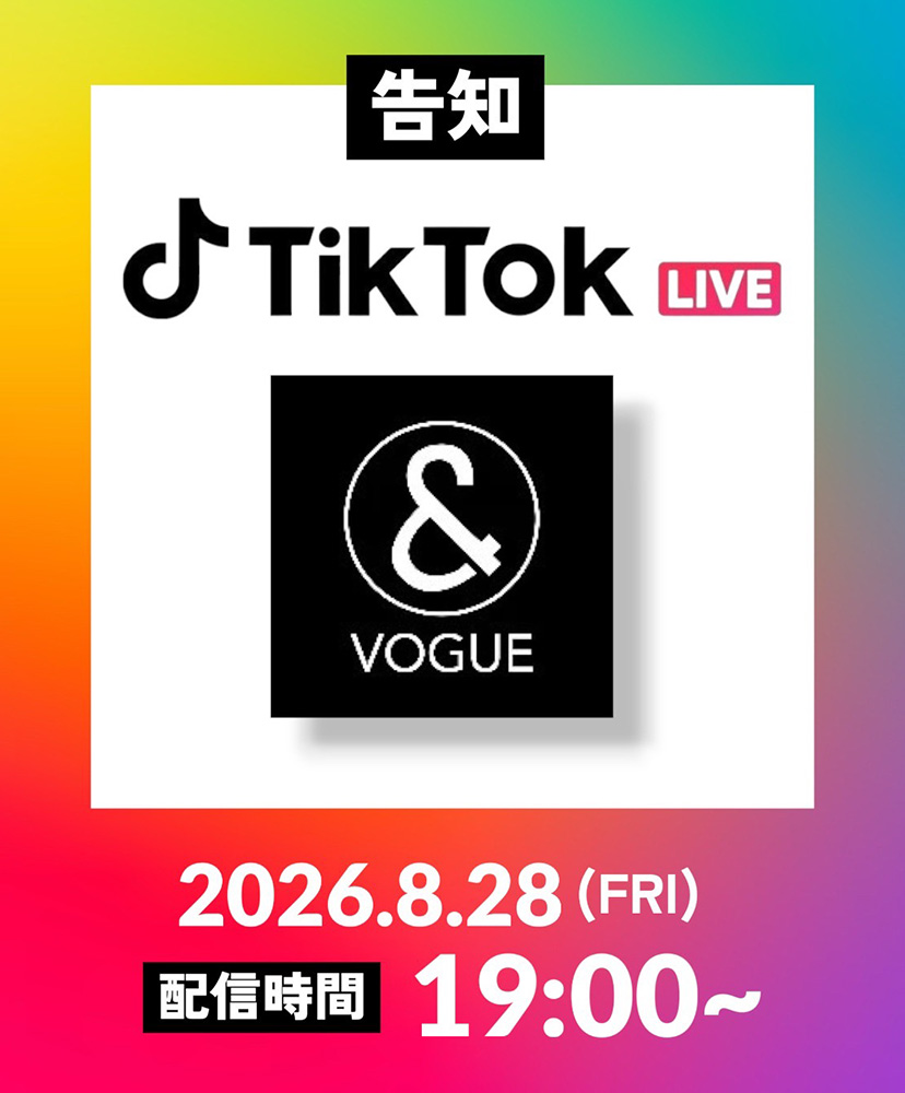 ＆VogueSTORE公式TikTok