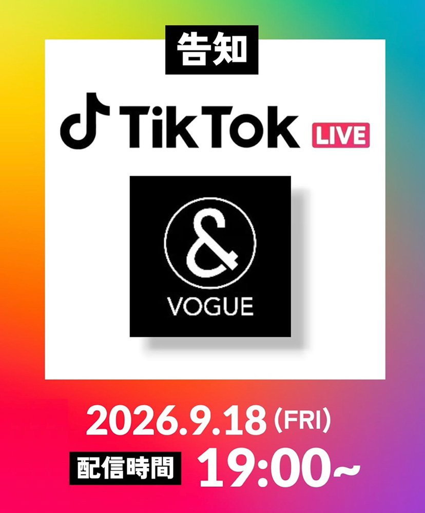＆VogueSTORE公式TikTok