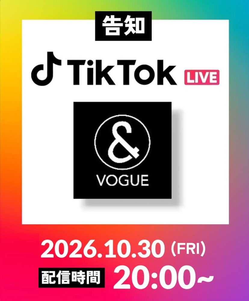 ＆VogueSTORE公式TikTok