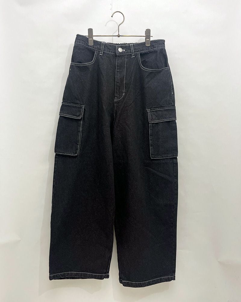 VISION STREET WEAR ヴィジョンストリートウェア ロゴデニムカーゴパンツ