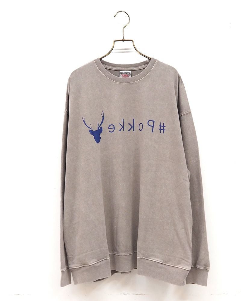 #Pokke ケミカル加工サイドポケットL/S TEE