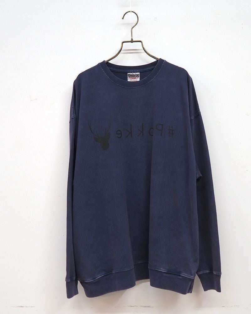 #Pokke ケミカル加工サイドポケットL/S TEE