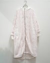limiless 柄ボアロングモッズコート ロング丈 防寒 アウター