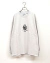 gym master ジムマスター carefree smile スウェットビッグTEE スマイルプリント ビッグシルエット 裏毛Tシャツ カジュアル