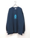 gym master ジムマスター carefree smile スウェットビッグTEE スマイルプリント ビッグシルエット 裏毛Tシャツ カジュアル