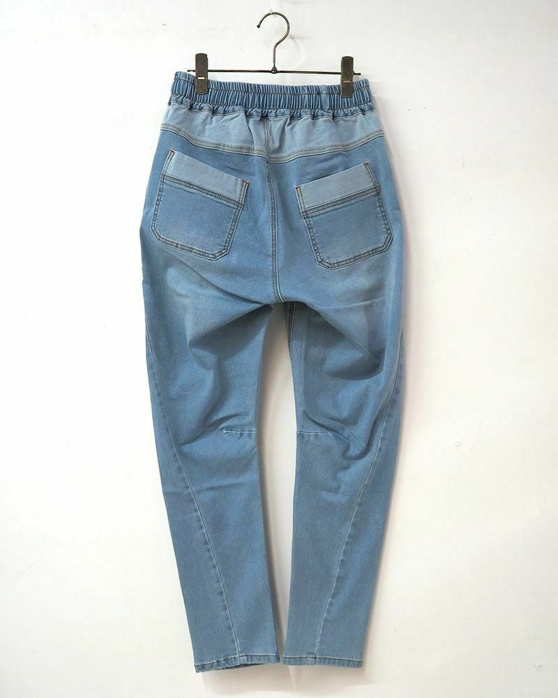 新色追加・再入荷》8Laboratory スリムサルエルデニムパンツ | &Vogue
