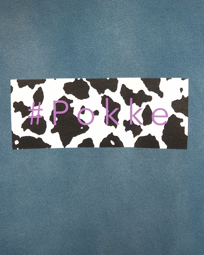 #Pokke（ポッケ） 日焼け加工裏起毛パーカー