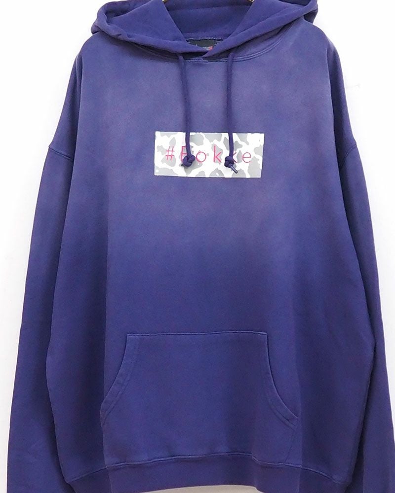 #Pokke（ポッケ） 日焼け加工裏起毛パーカー