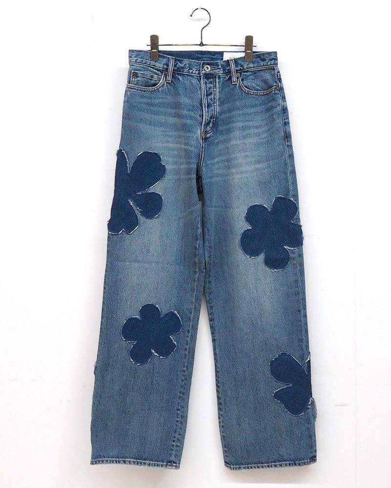 BIT BLUE フラワーパッチワークデニム | &Vogue STORE