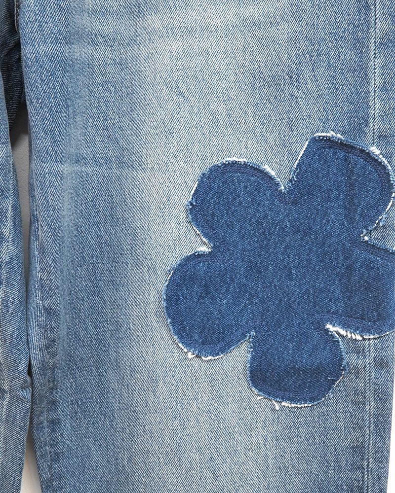 BIT BLUE フラワーパッチワークデニム | &Vogue STORE