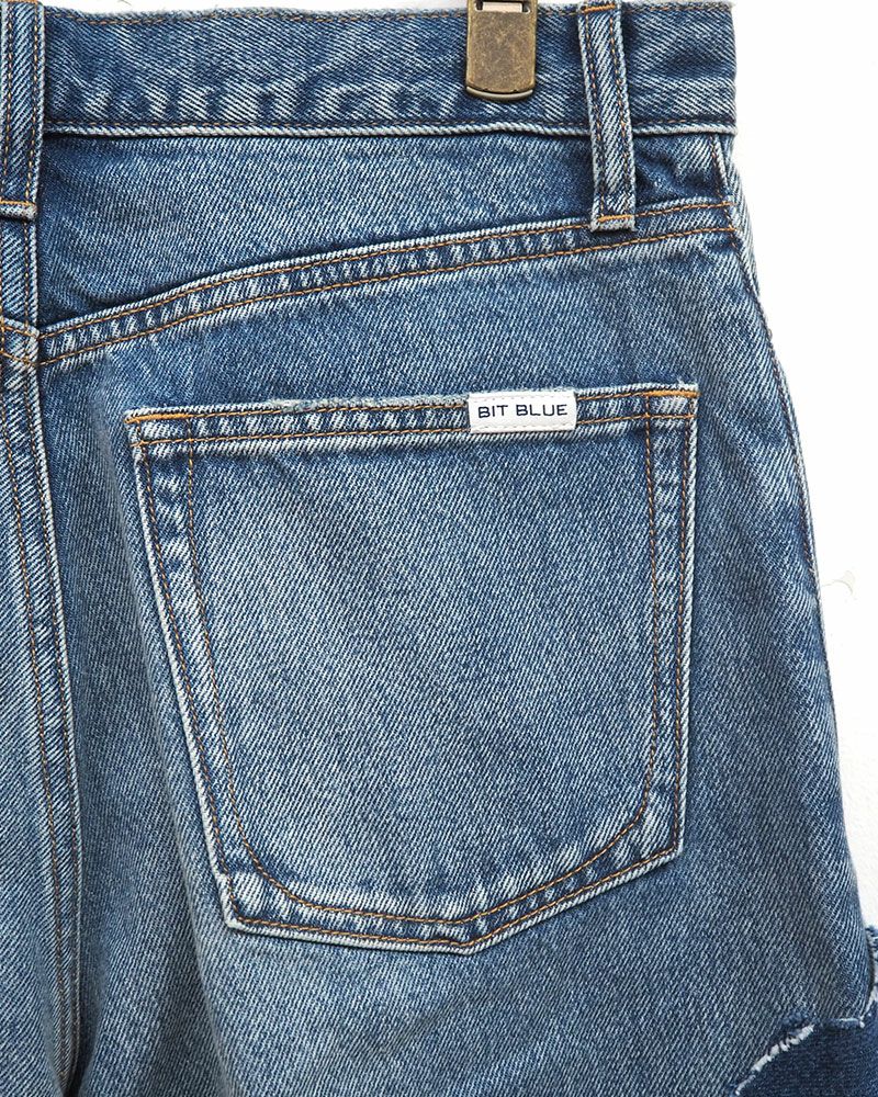 BIT BLUE フラワーパッチワークデニム | &Vogue STORE