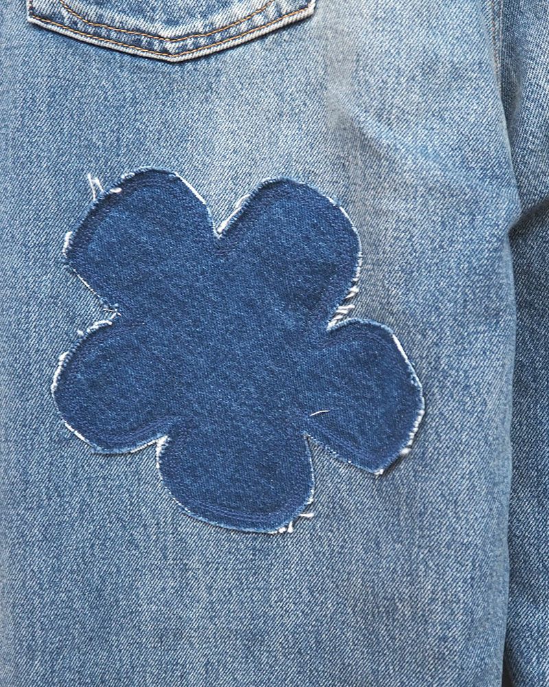 BIT BLUE フラワーパッチワークデニム | &Vogue STORE
