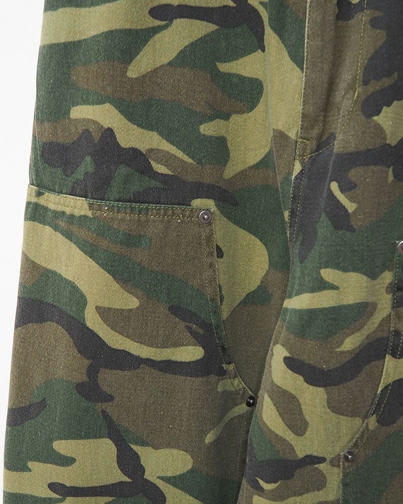 VISION STREET WEAR ワイドパンツ ダブルニー イージーパンツ ストリート ユニセックス ワイドシルエット 裾ドローコード リラックスフィット オーバーサイズ パンツ