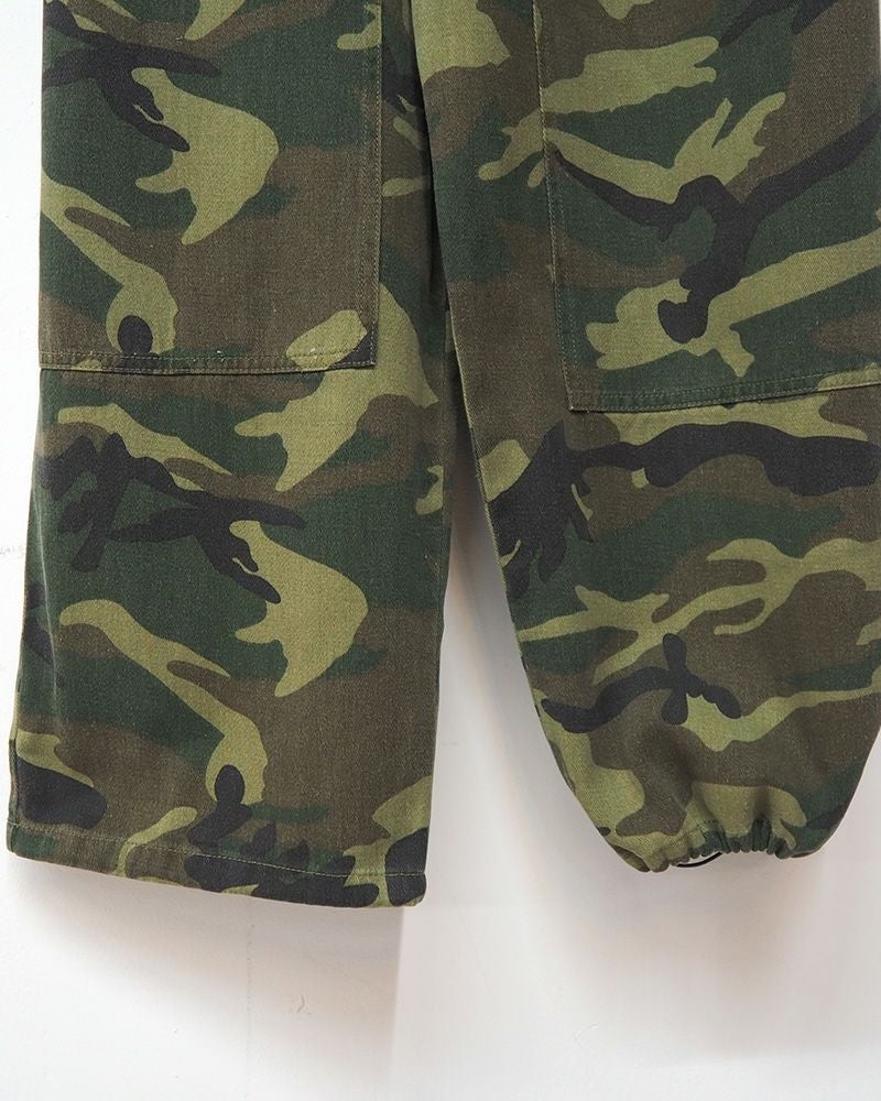 VISION STREET WEAR ワイドパンツ ダブルニー イージーパンツ ストリート ユニセックス ワイドシルエット 裾ドローコード リラックスフィット オーバーサイズ パンツ