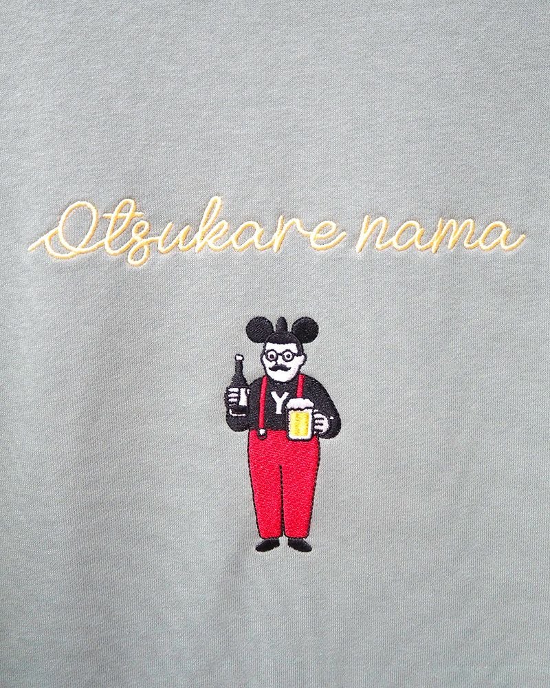 YOIDORE ヨイドレ とりあえずビール クルーネックスウェット 816601 裏毛スウェット 刺繍 ロゴ ビール デザイン ユニセックス カジュアル
