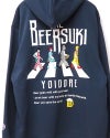 YOIDORE 酔いどれ　ヨイドレ BEER パーカー スウェット バックグラフィック ビール ジョッキ プリント 酒好き カジュアル ユニセックス トップス