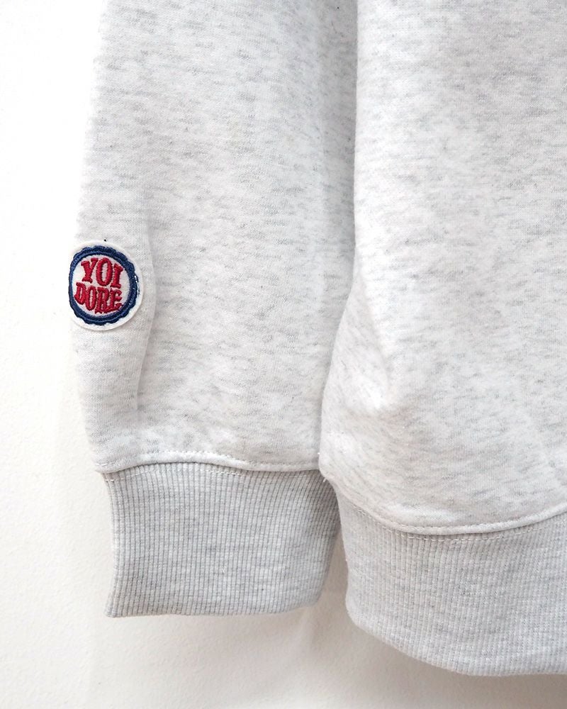 YOIDORE 京鼎樓 ジンディンロウ コラボ スウェット グラフィック 刺繍 酒好き ルーズシルエット ユニセックス トップス