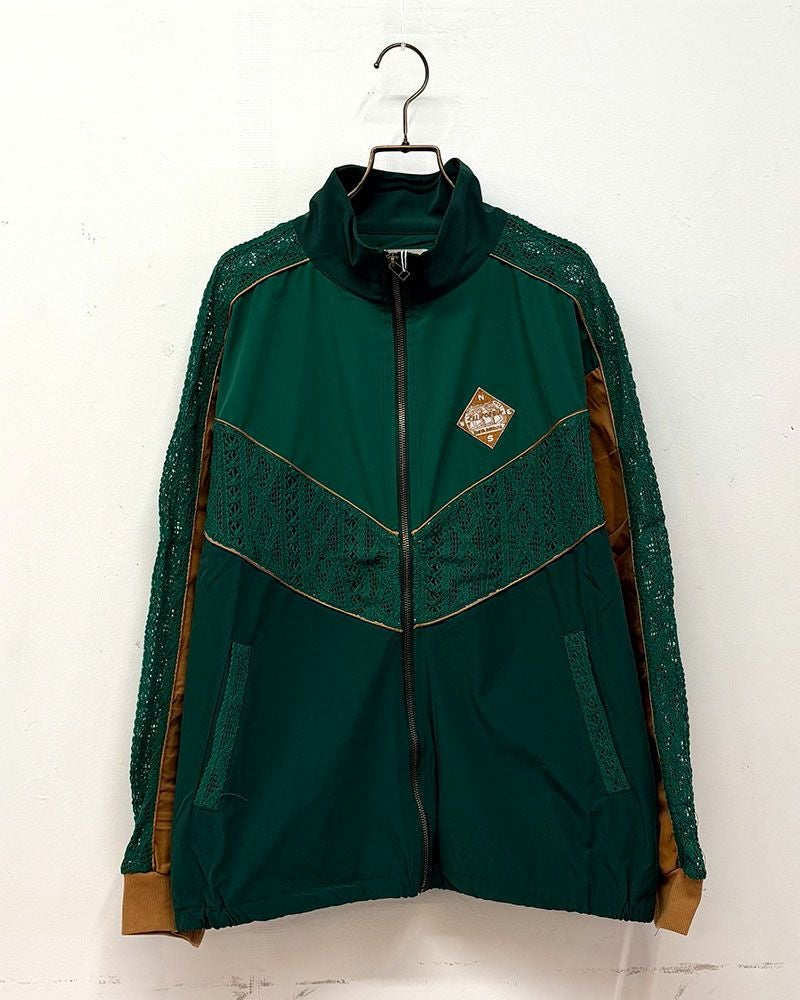 LIME.INC ストレッチナイロン レースブルゾン