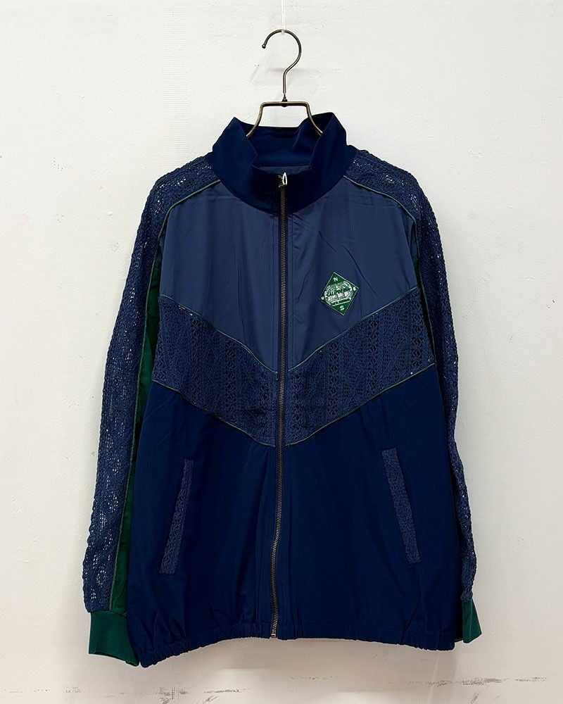 LIME.INC ストレッチナイロン レースブルゾン