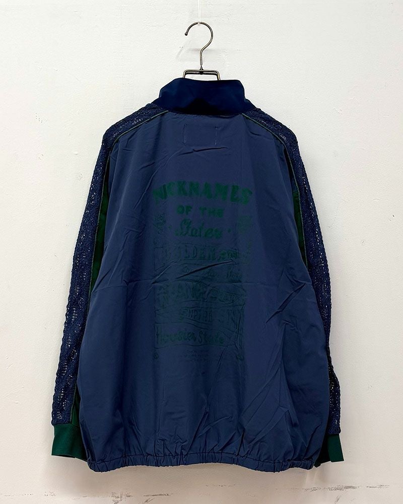 LIME.INC ストレッチナイロン レースブルゾン