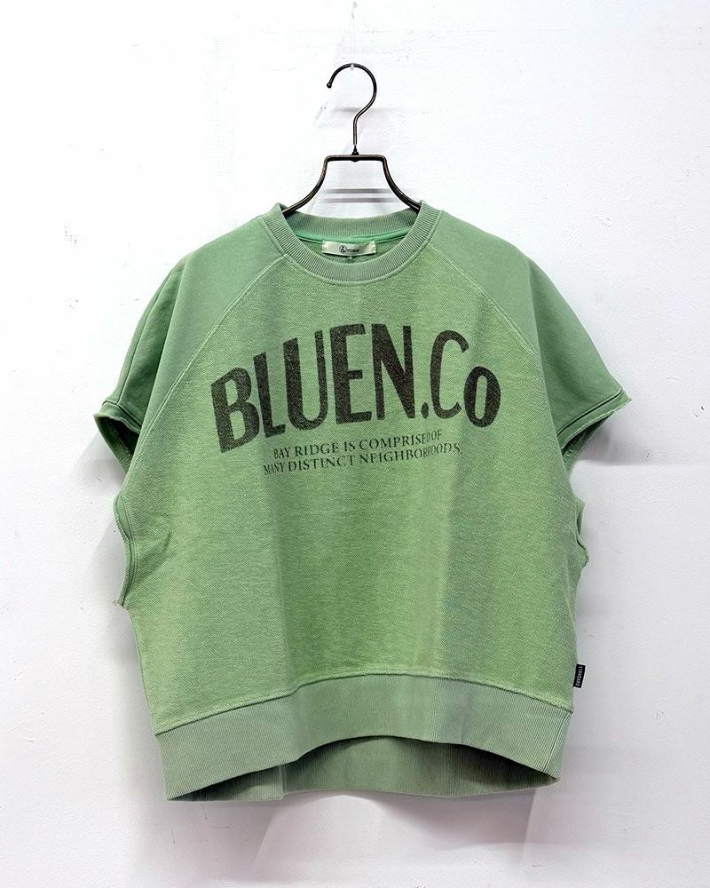 裏毛表裏切替プリントベスト