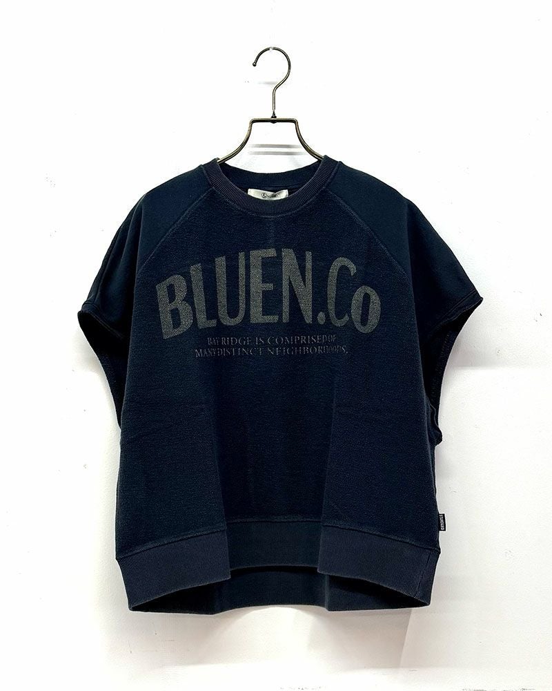 裏毛表裏切替プリントベスト