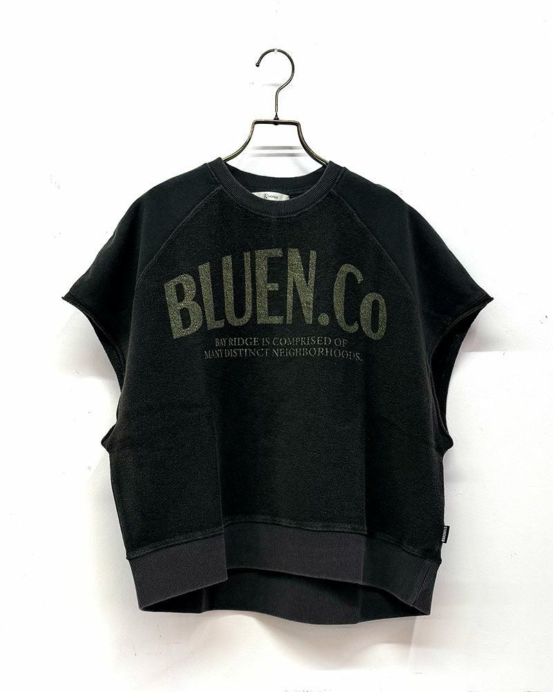 裏毛表裏切替プリントベスト