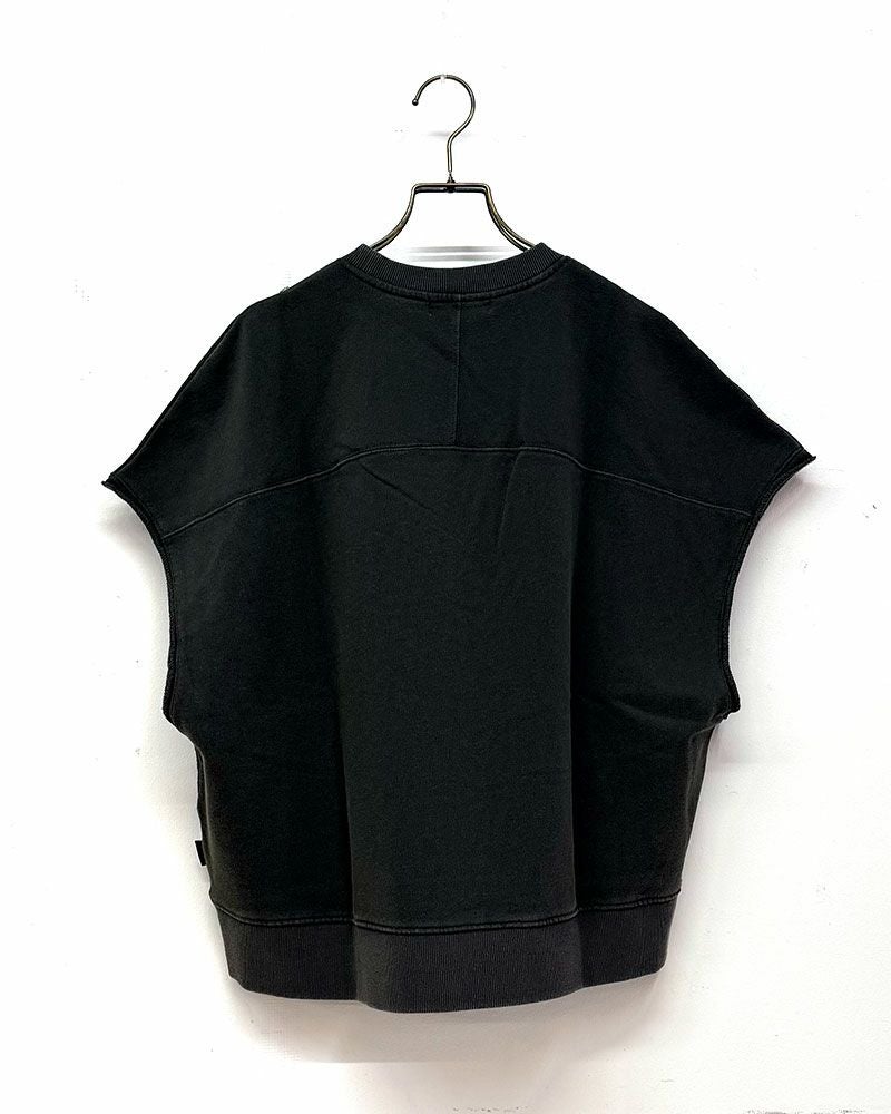 裏毛表裏切替プリントベスト