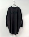 アニマルプリント チュニック丈 長袖Tシャツ レディース ナチュラル トップス
