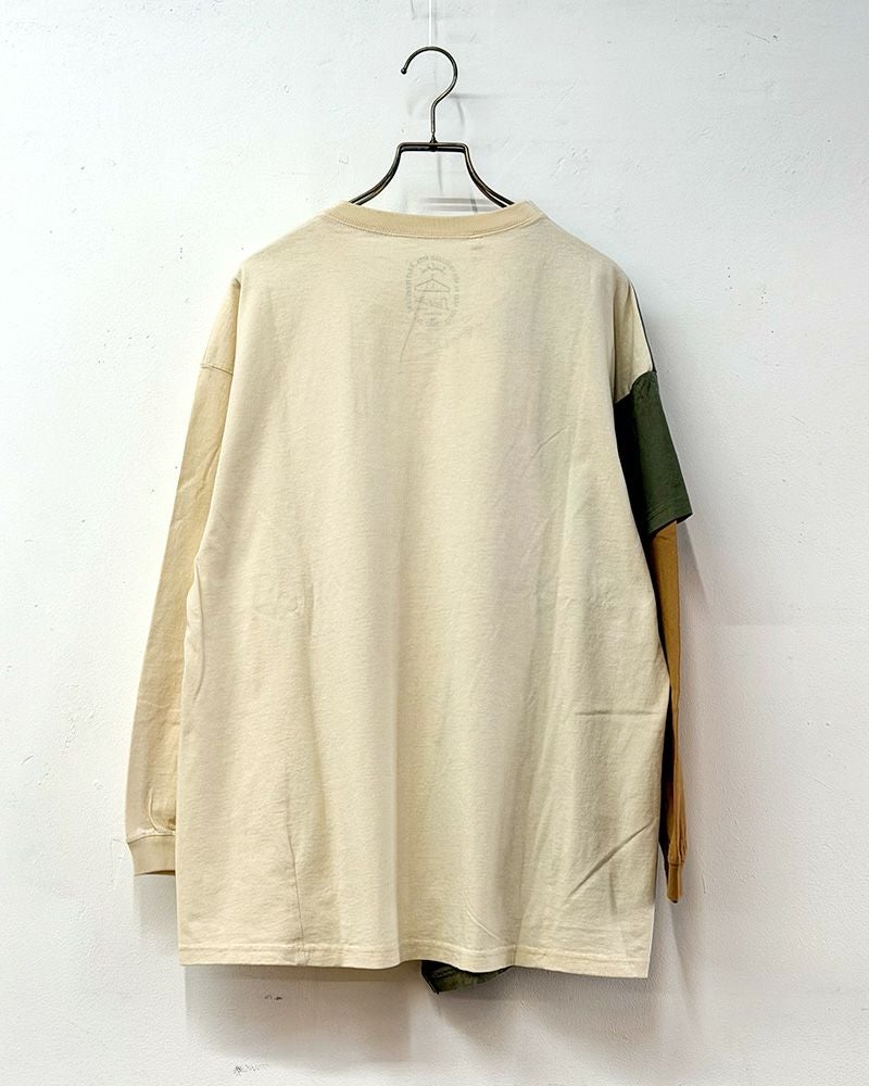 LIME.INC フェイクレイヤード 長袖Tシャツ レディース 天竺 カットソー