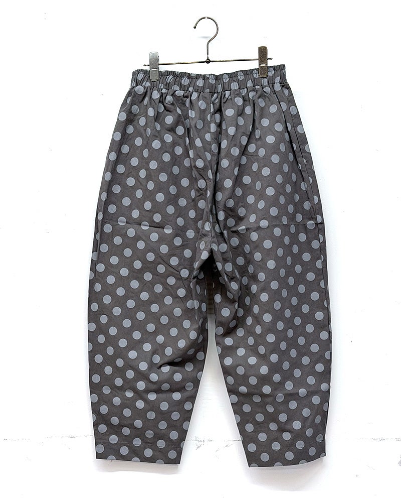 limiless　リミレス　ドットゆるっとパンツ　ドット柄　水玉　ワイドシルエット　ウエストゴム　リラックスパンツ　イージーパンツ　大人ナチュラル　ボトムス
