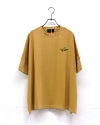 limiless　リミレス　ドライタッチ天竺ピグメントTシャツ　半袖　製品染め　ヴィンテージ加工　サイドスリット　ワイドシルエット　ドロップショルダー　大人カジュアル