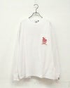 VISION STREET WEAR　ヴィジョンストリートウェア　ロンT　長袖Tシャツ　ワンポイントロゴ　シンプルデザイン　ストリートファッション　ユニセックス