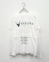 #Pokke　ポッケ　リアルレイヤード　ショート丈半袖Tシャツ＆ロンTセット　ツアーTシャツ風プリント　ヴィンテージ加工　セットアップ　着回し　ビッグシルエット　大人カジュアル