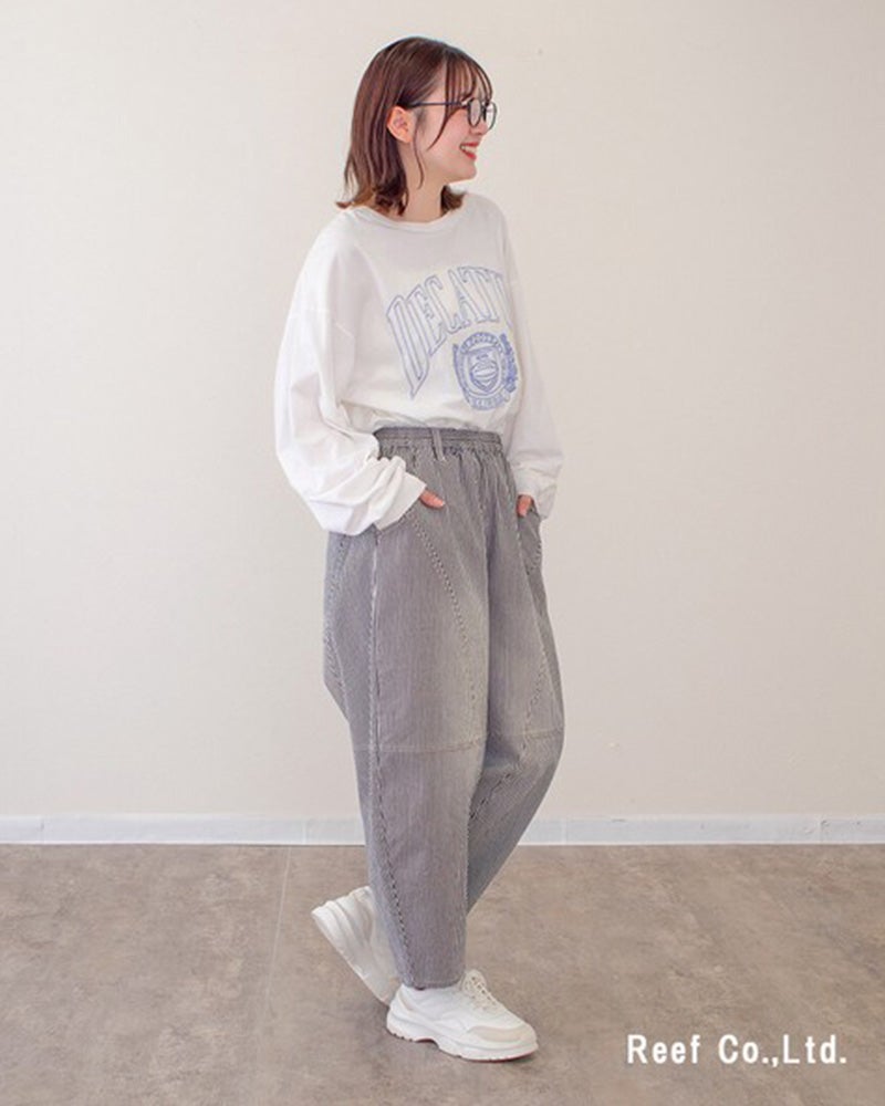 カラーヒッコリーボールパンツ | &Vogue STORE