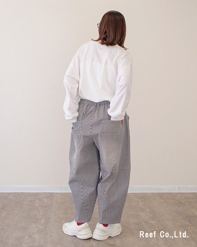 カラーヒッコリーボールパンツ | &Vogue STORE