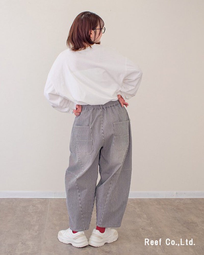 カラーヒッコリーボールパンツ | &Vogue STORE