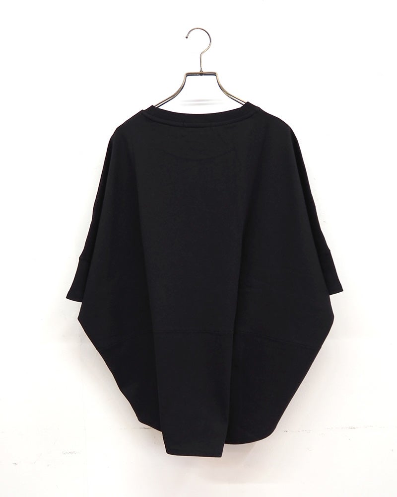 limiless　リミレス　天竺プリントBIG T　半袖　ビッグシルエット　カレッジロゴプリント　ドロップショルダー　前後差着丈　サイドスリット　大人カジュアル