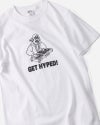 gym master　ジムマスター　GET HYPED TEE　半袖　レスラープリント　発泡プリント　立体プリント　ユニセックス　ビッグシルエット　コットン100%　大人カジュアル
