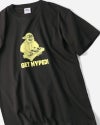 gym master　ジムマスター　GET HYPED TEE　半袖　レスラープリント　発泡プリント　立体プリント　ユニセックス　ビッグシルエット　コットン100%　大人カジュアル