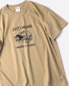 gym master　ジムマスター　JUST CHILLING TEE　半袖　レスラープリント　発泡プリント　立体プリント　ユニセックス　ビッグシルエット　コットン100%　大人カジュアル