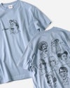 gym master　ジムマスター　gym master in my heart TEE　半袖　レスラープリント　　ユニセックス　ビッグシルエット　コットン100%　大人カジュアル