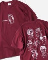 gym master　ジムマスター　gym master in my heart TEE　半袖　レスラープリント　　ユニセックス　ビッグシルエット　コットン100%　大人カジュアル