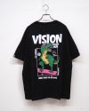 VISION　STREET　WEAR　ヴィジョンストリートウェア　ダイナソーロゴTシャツ　半袖　バックプリント　恐竜グラフィック　ストリート　ユニセックス　ビッグシルエット