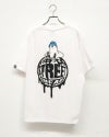 VISION　STREET　WEAR　ヴィジョンストリートウェア　ゴーストサークルロゴTシャツ　半袖　バックプリント　ゴーストデザイン　裏ポリエステル素材　清涼感　ストリートスタイル　ユニセックス