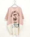 LIME.INC　ライムインク　天竺プリントBIG　T　半袖　グラフィックプリント　ビッグシルエット　ドロップショルダー　前後差着丈　サイドスリット　大人カジュアル
