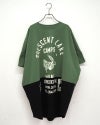 LIME.INC　ライムインク　天竺プリントBIG　T　半袖　グラフィックプリント　ビッグシルエット　ドロップショルダー　前後差着丈　サイドスリット　大人カジュアル