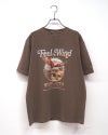 JEMORGAN 天竺ピグメントプリントTEE