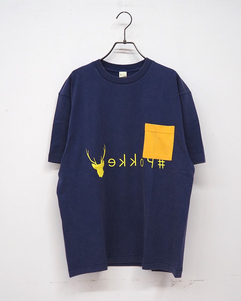 #Pokke ポケット付プリントS/S TEE